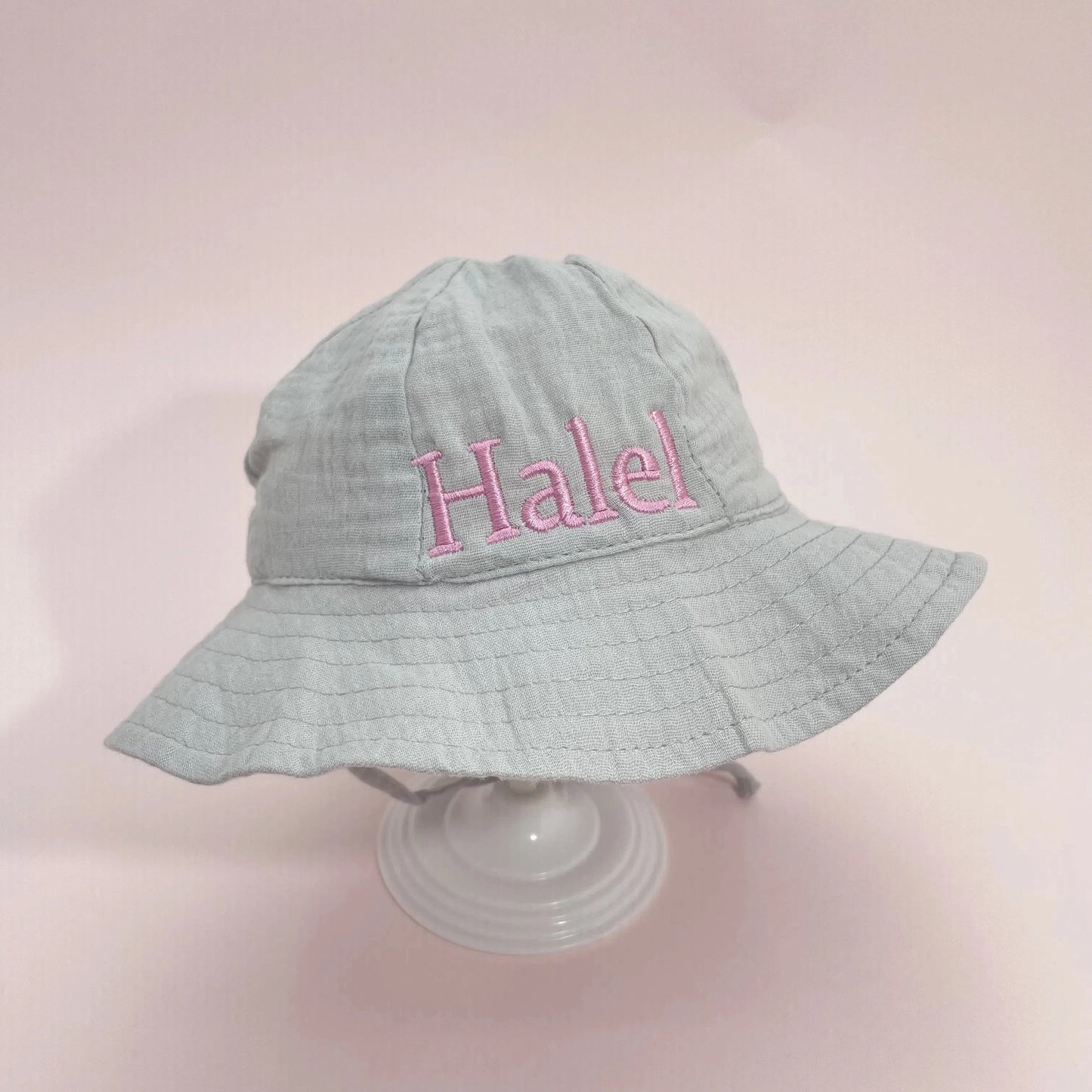 Personalised Wide-Brimmed Sun Hat (3-12 months)
