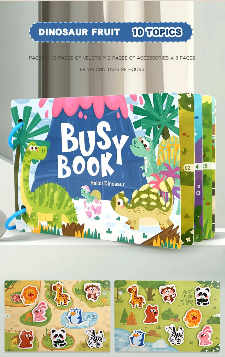 Montessori Busy Book (3+ years)