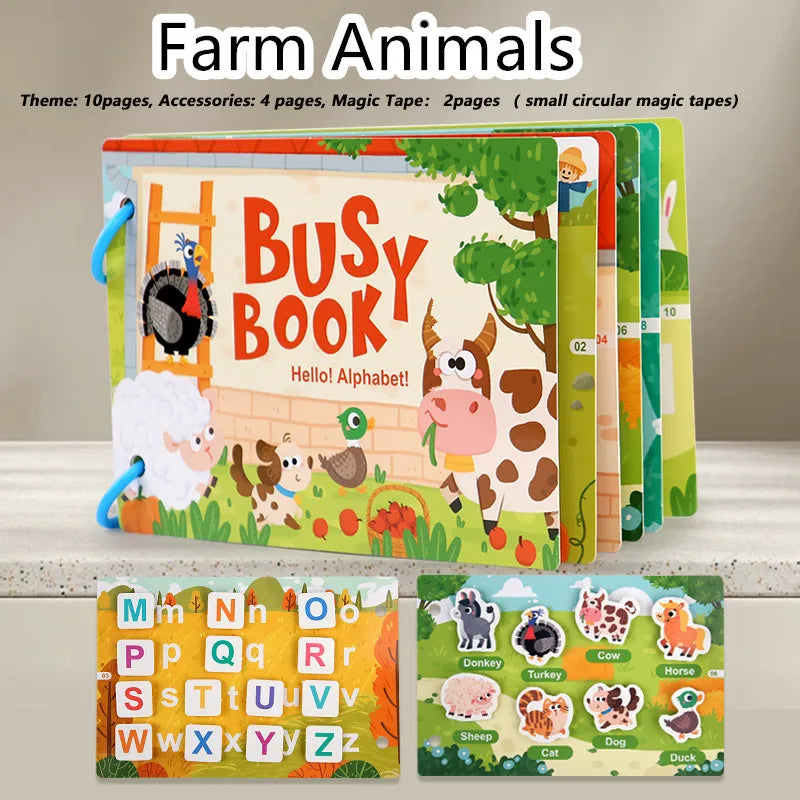 Montessori Busy Book (3+ years)
