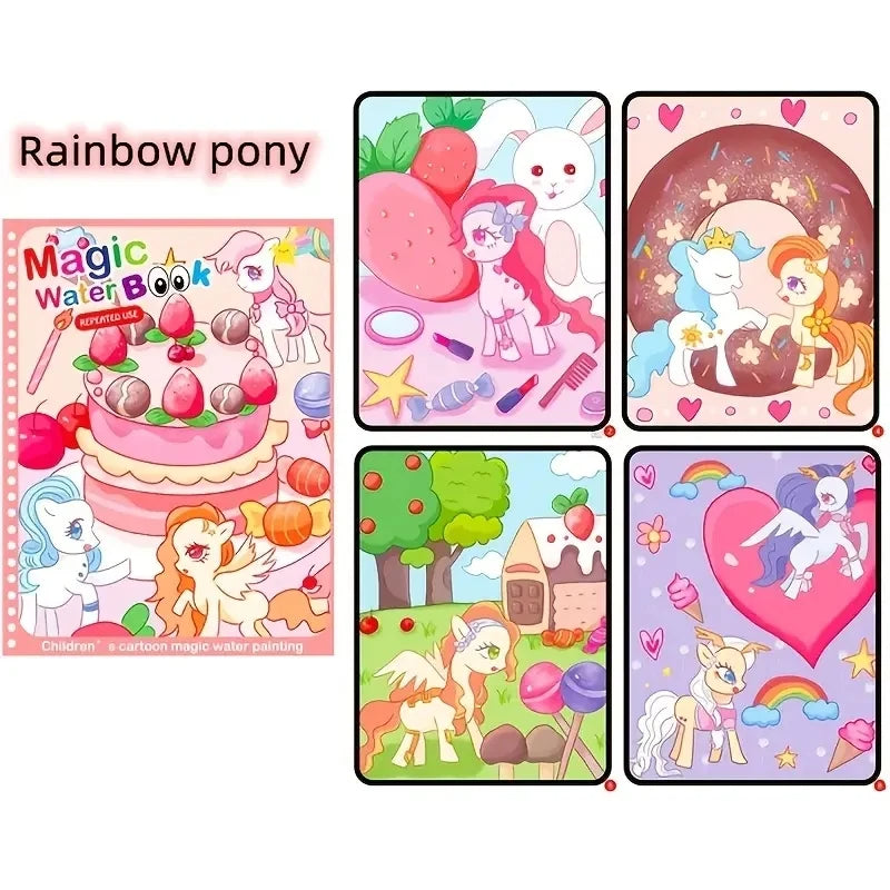 Magic Water Painting Book (3+ years)
