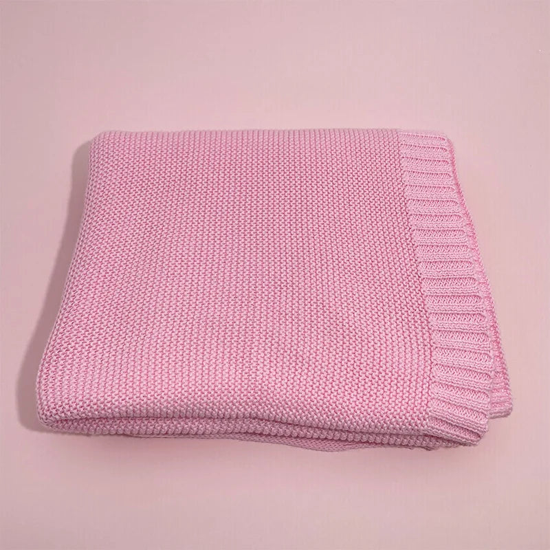 Personalised Premium Knitted Baby Blanket