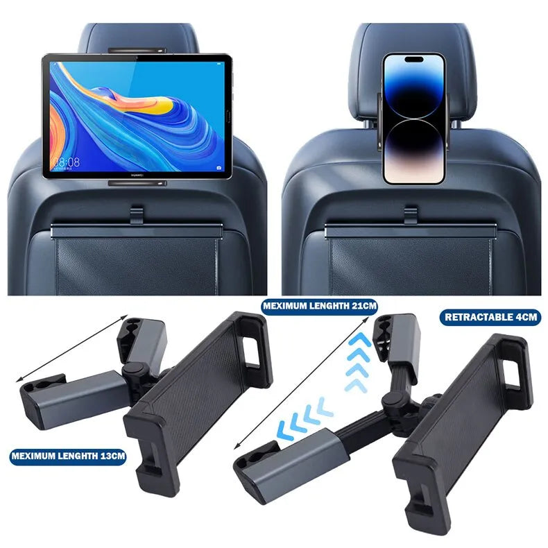 Car Headrest Tablet/Mobile Phone Mount-Little Travellers