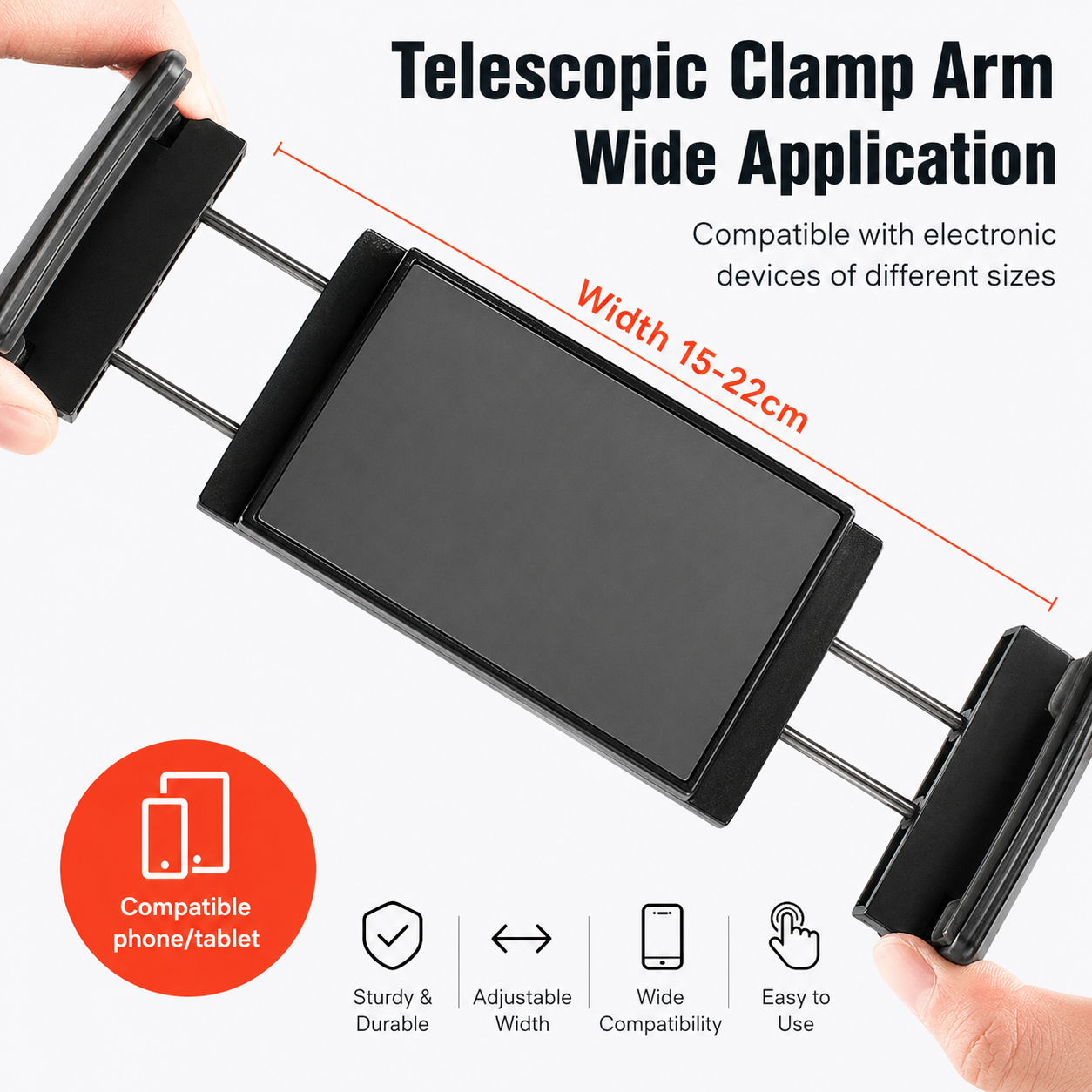 Car Headrest Tablet/Mobile Phone Holder