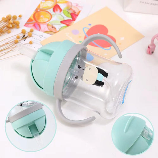 No-Leakage & Extra Durable Straw Sippy Cup (250 ml) (6+ months)-Little Travellers