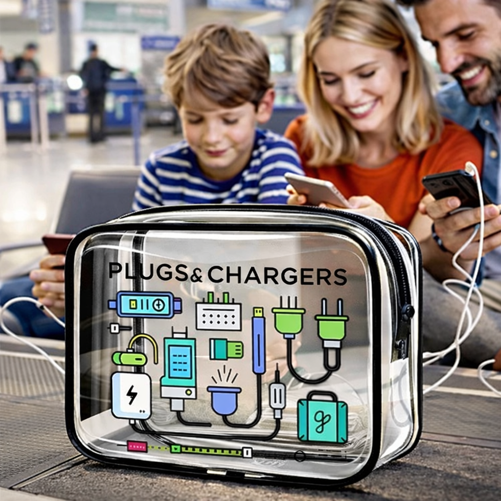 Plugs & Chargers Travel Bag