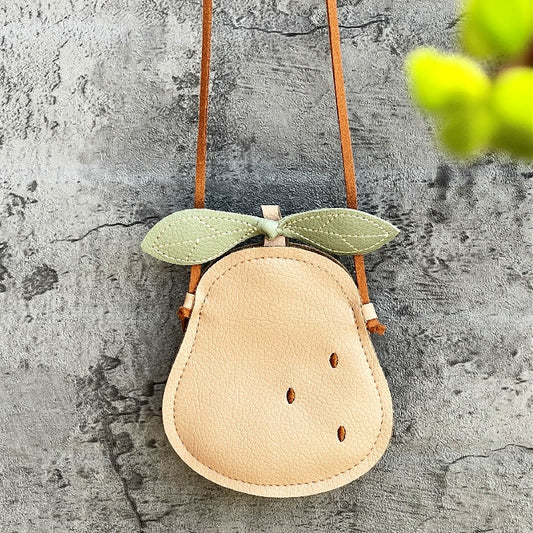 Girls' Crossbody Bag - Pear (2+ years)-Little Travellers
