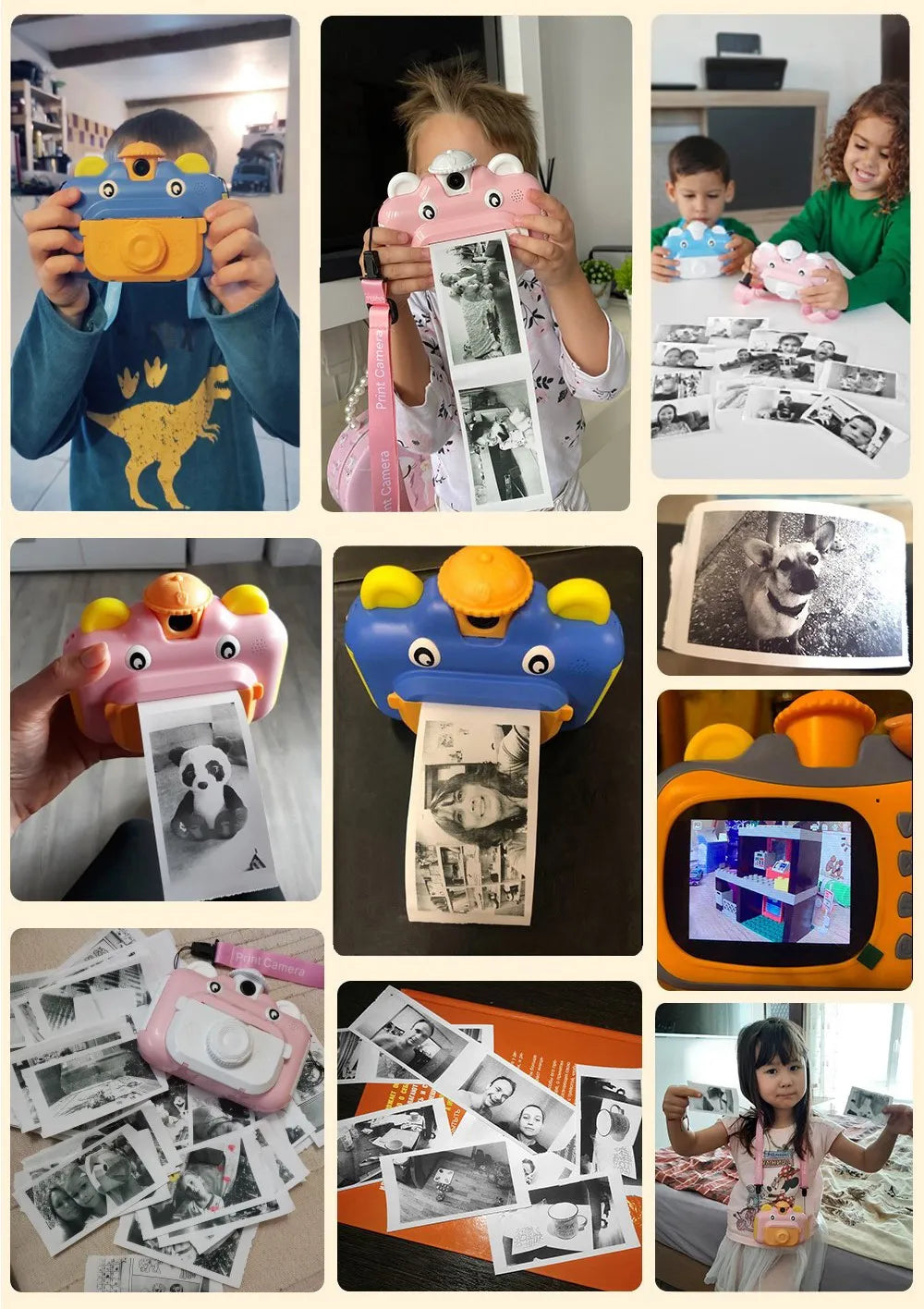 Kids 3-in-1 Instant/Digital Photo and Video Camera (6+ years)-Little Travellers