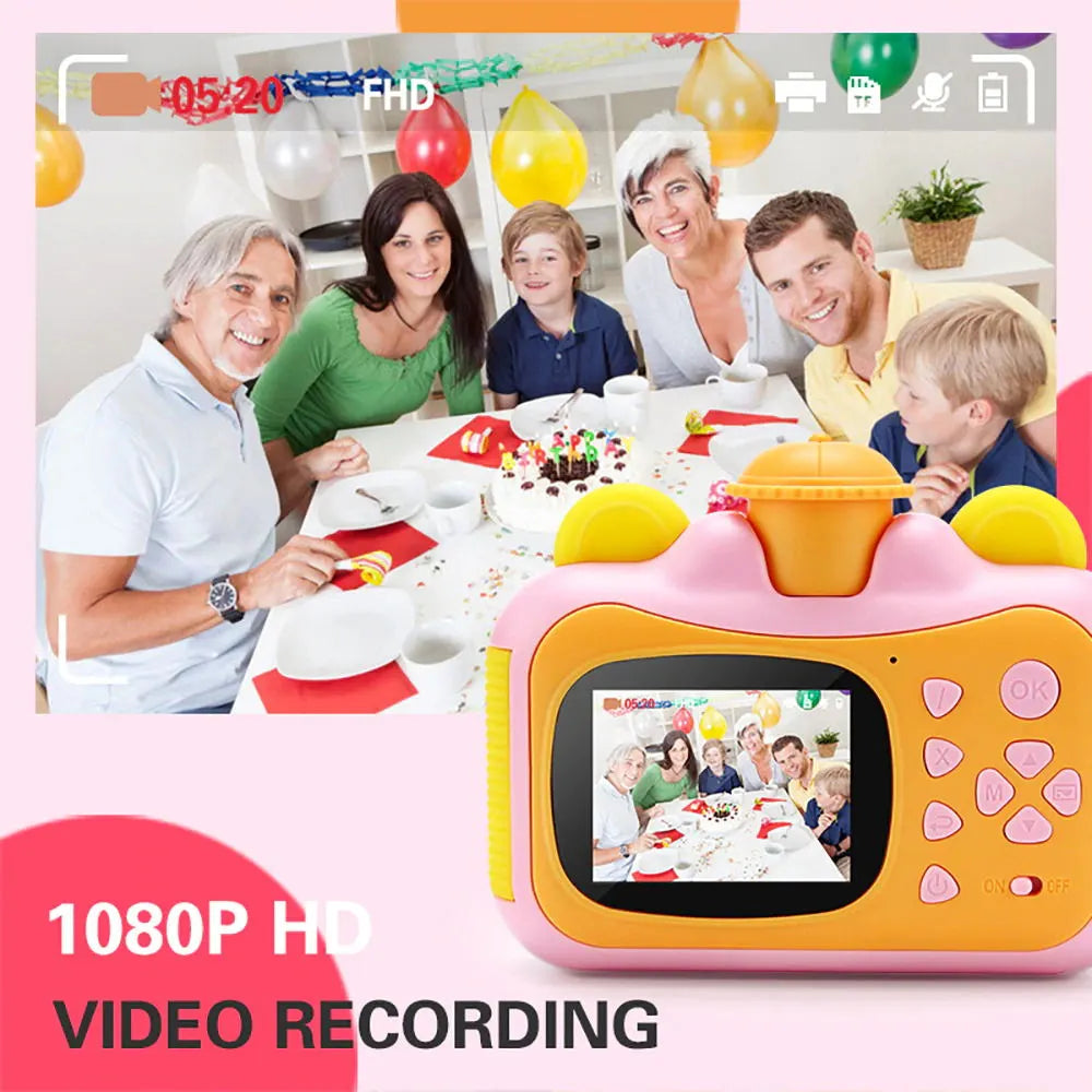 Kids 3-in-1 Instant/Digital Photo and Video Camera (6+ years)-Little Travellers