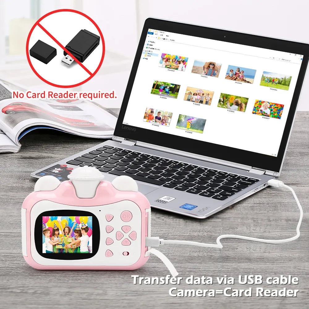 Kids 3-in-1 Instant/Digital Photo and Video Camera (6+ years)-Little Travellers