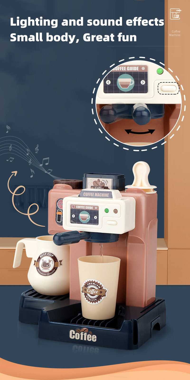 Kids Pretend Coffee Shop (3 to 8 years)-Little Travellers