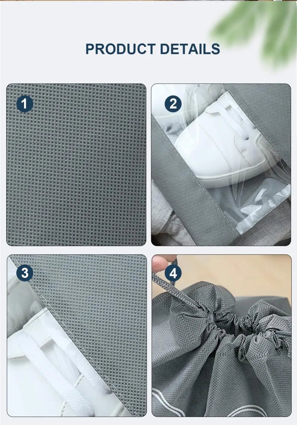 Shoe Storage Organiser Bags (Set of 5)-Little Travellers