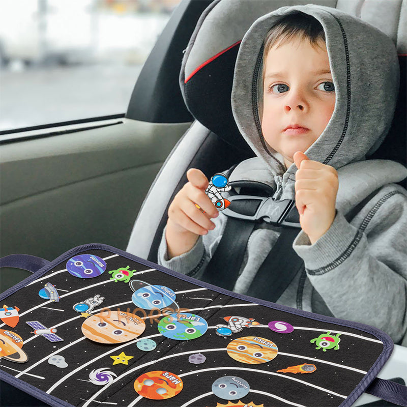 Montessori Travel Felt Board - Solar System & Space-Little Travellers