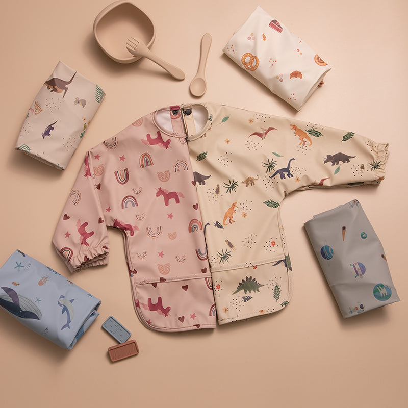 Long-sleeve, Spill-proof Bib for Toddlers-Little Travellers