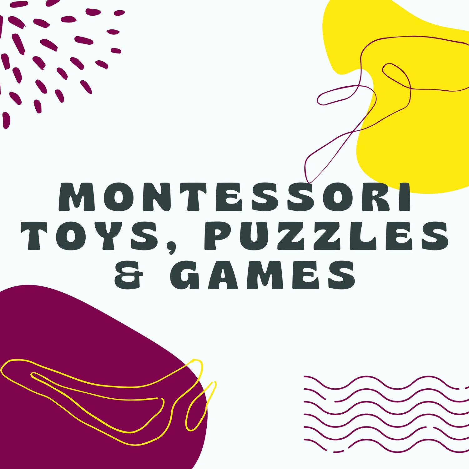 Montessori Toys, Puzzles & Games