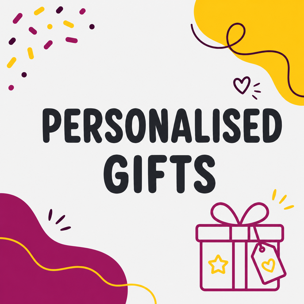 Personalised gifts product category
