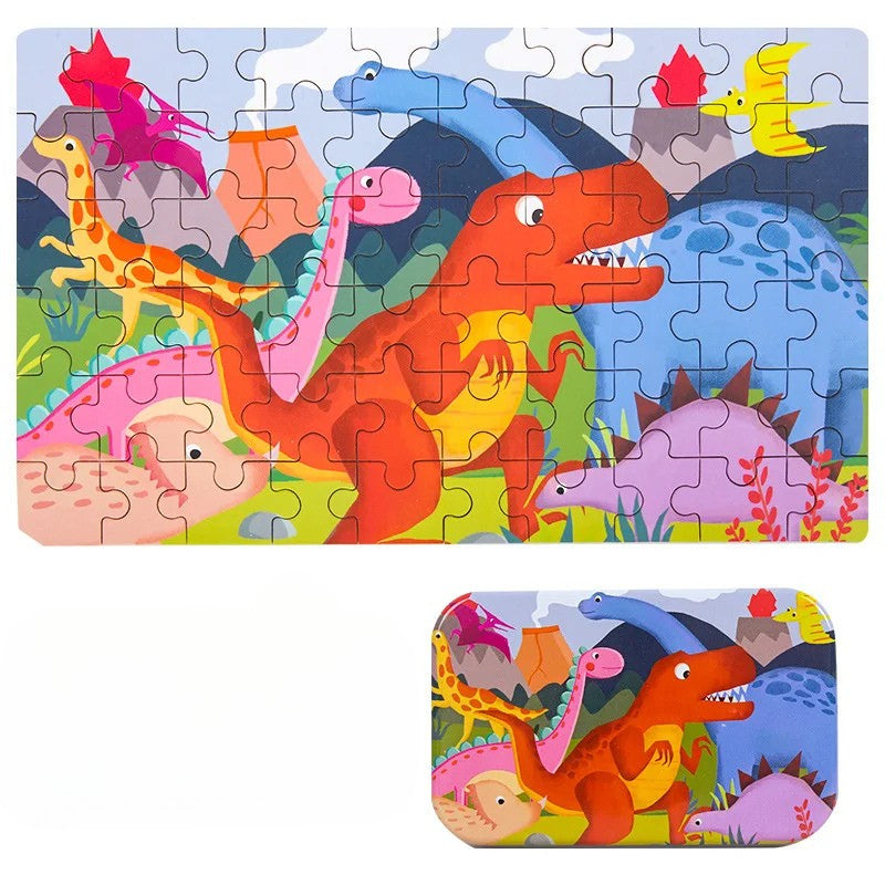 60-Piece Dinosaur Puzzle (4 to 8 years)