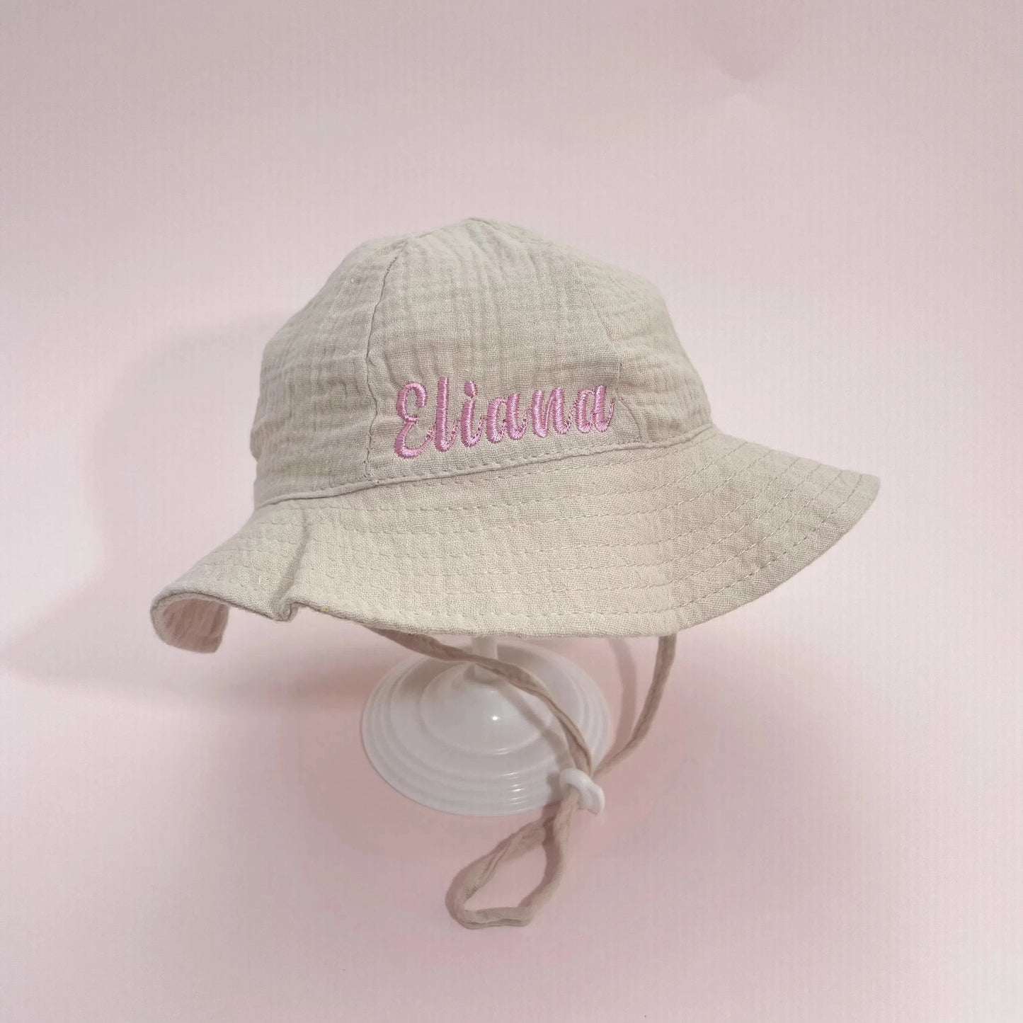 Personalised Wide-Brimmed Sun Hat (3-12 months)