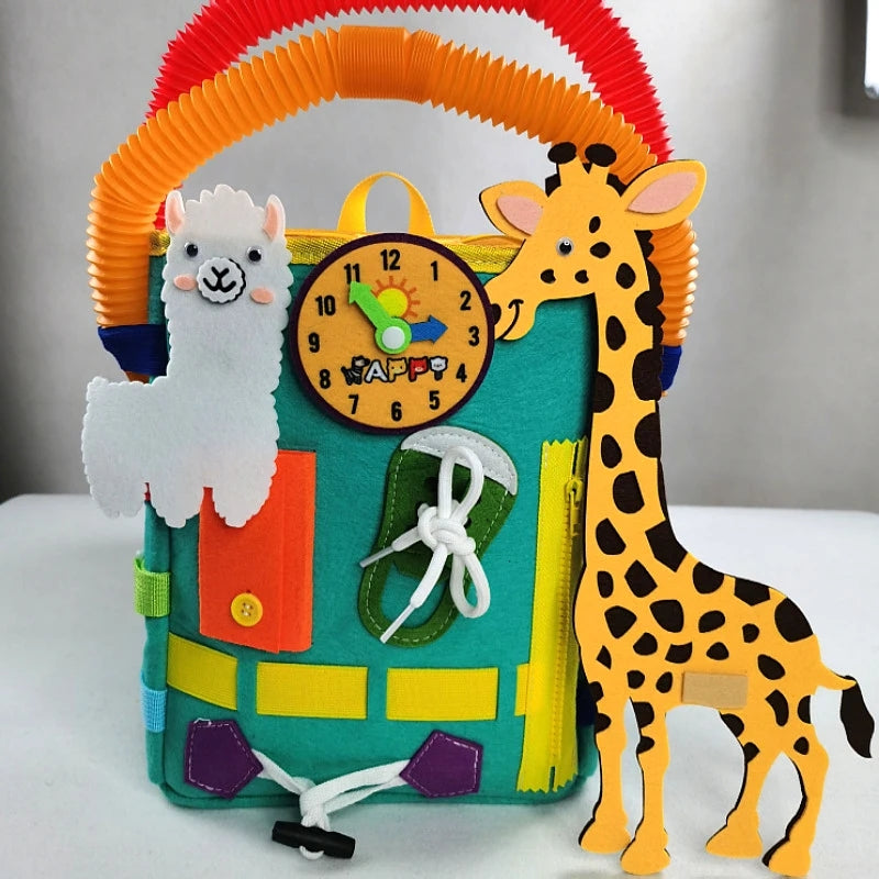 Felt Montessori Activity Backpack/Bag (3+ years)