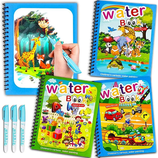 Magic Water Painting Book (3+ years)