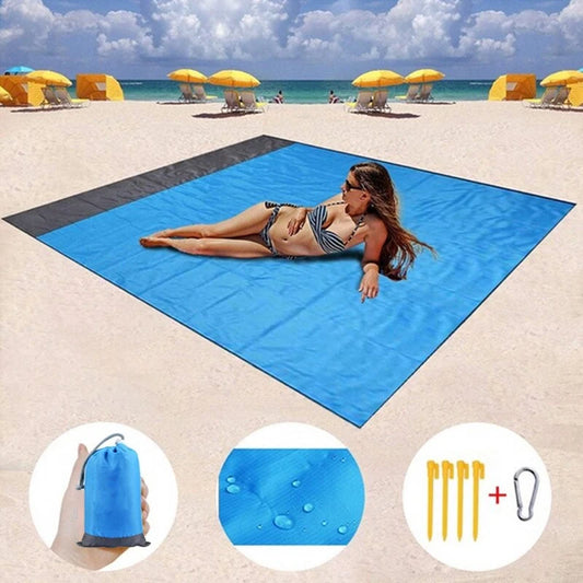 200x210cm Waterproof & Sand-free Beach Blanket-Little Travellers
