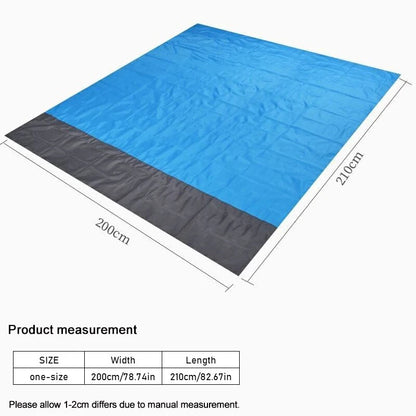 200x210cm Waterproof & Sand-free Beach Blanket-Little Travellers