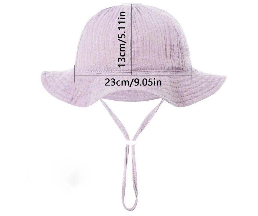 Personalised Wide-Brimmed Sun Hat (3-12 months)