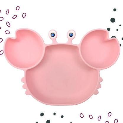 Hungry Crab - Silicone Baby Feeding Plate (Not Personalised)