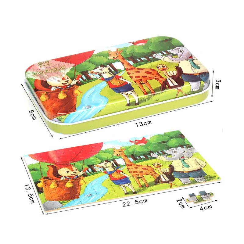 60-Piece Dinosaur Puzzle (4 to 8 years)
