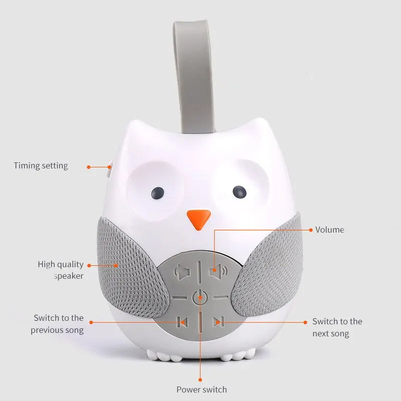 Portable Baby Lullaby Machine - Owl (0+ months)-Little Travellers