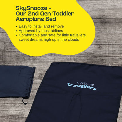 Little Travellers SkySnooze - Toddler Air Travel/Aeroplane Seat Hammock/Bed