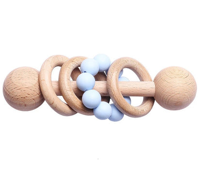 Wooden Baby Teething Rattle (3+ months)