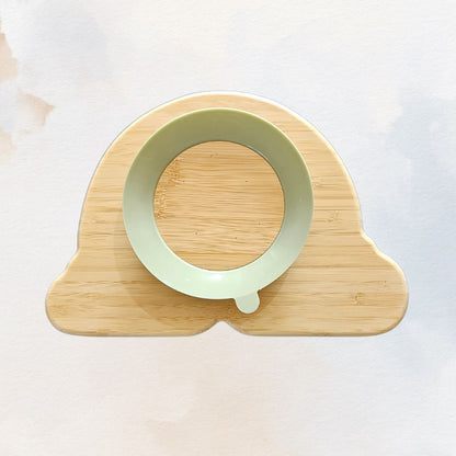 Personalised Bamboo Baby/Toddler Feeding Set (3 Pieces) - Cloud