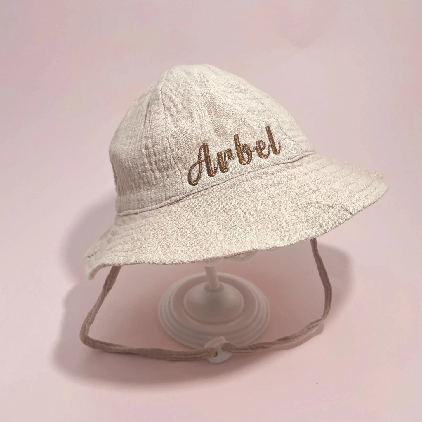 Personalised Wide-Brimmed Sun Hat (3-12 months)