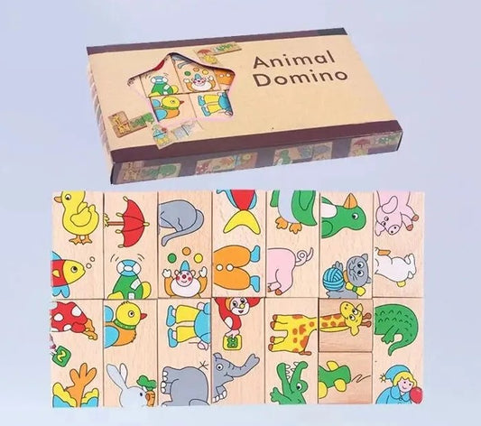 Animal Domino Game (6+ years)-Little Travellers