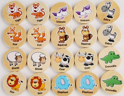 Animal Memory Game (3-8 years)-Little Travellers