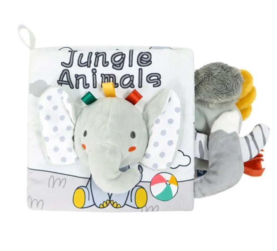 Baby's First Sensory Book - Jungle Animals (3+ months)-Little Travellers