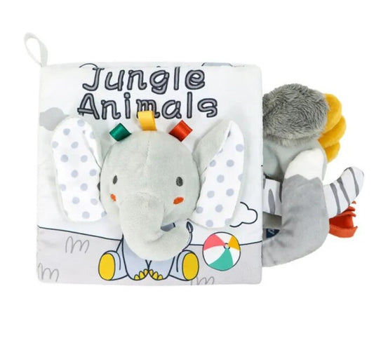 Baby's First Sensory Book - Jungle Animals (3+ months)-Little Travellers