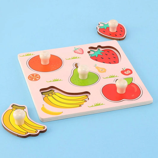 Montessori Fruit Puzzle-Little Travellers
