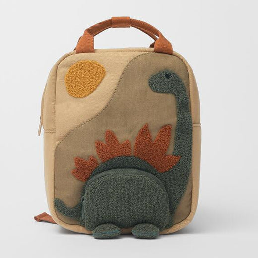 Children's Embroidery Dinosaur Backpack (2+ years)-Little Travellers