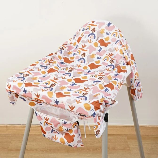 Mealtime Essentials - High Chair Cover Bib & Messy Play Smock