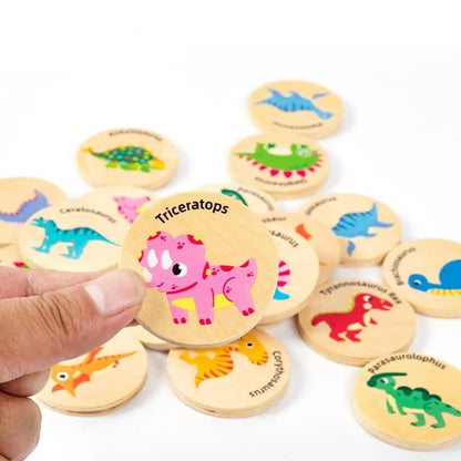 Wooden Dinosaur Memory Game (3+ years)