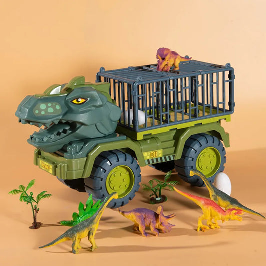 Dinosaur Transport Truck Set (3+ years)-Little Travellers