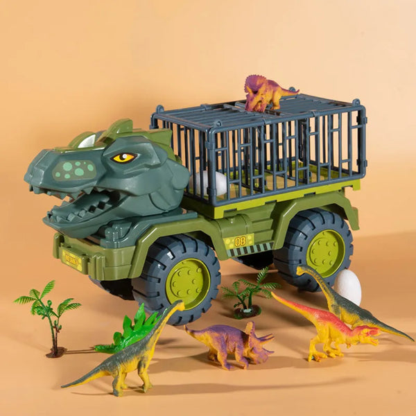 Dinosaur transport truck shop