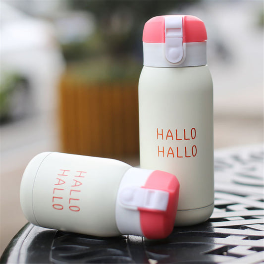 Stainless Steel Insulated Water Bottle (380ml)-Little Travellers