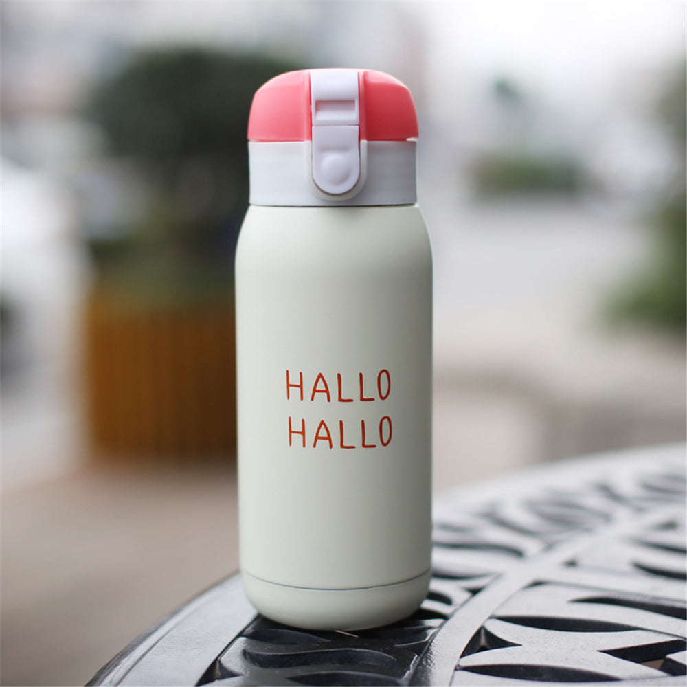 Stainless Steel Insulated Water Bottle (380ml)-Little Travellers