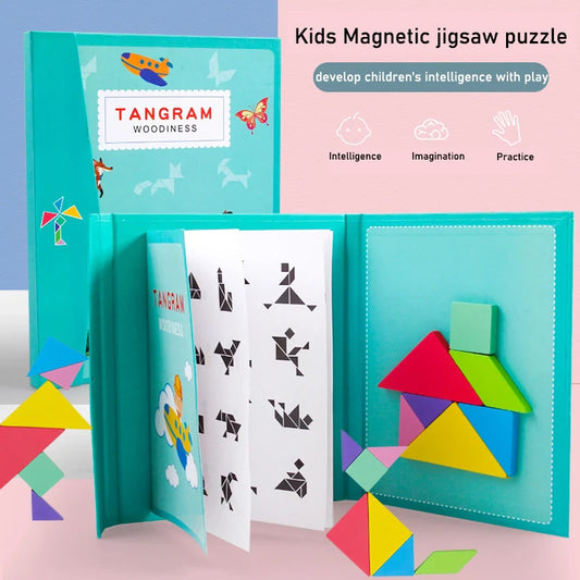 Montessori Tangram Puzzle (3+ years)-Little Travellers