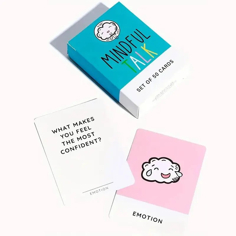 Mindful Talk Cards for Children (8+ years)-Little Travellers