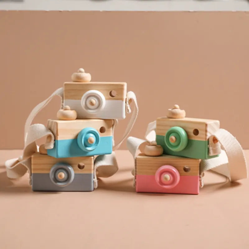 Montessori Wooden Pretend Play Kids Camera (3+ years)-Little Travellers