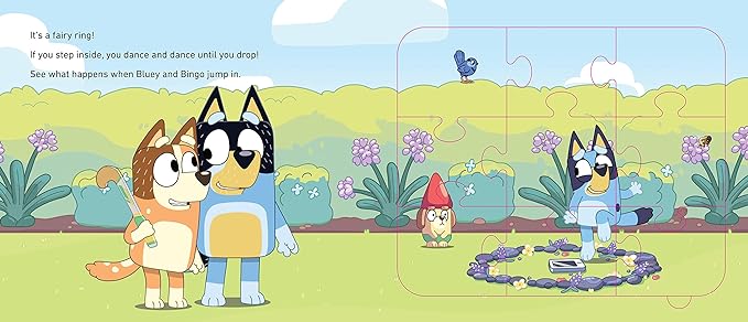 Bluey - A Jigsaw Puzzle Book: 4 Double-sided Puzzles Hardcover – Picture Book (3-5 years)-Little Travellers