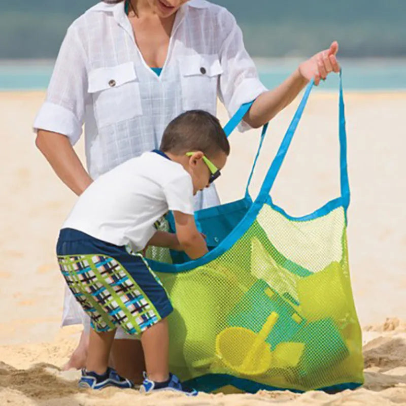 Kids mesh cheap beach bag